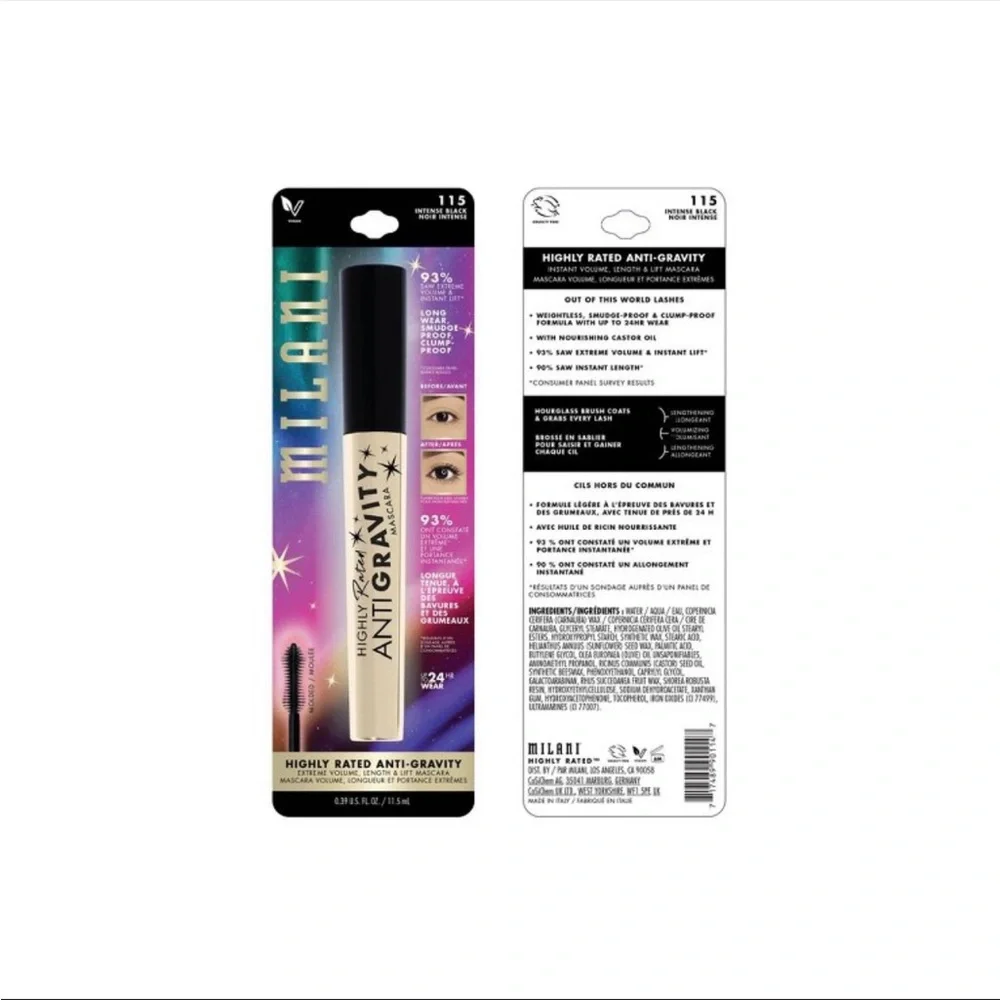 Milani Highly Rated Anti-Gravity Mascara - Intense Black